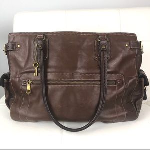 Fossil Leather Laptop Bag